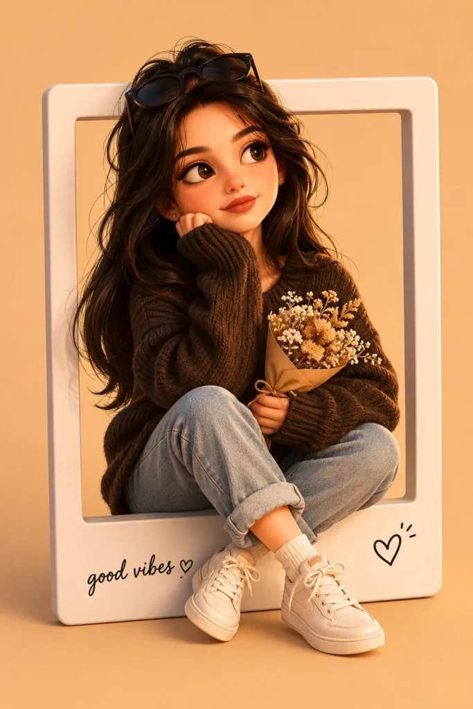 Kawaii 3D Character Prompt for Cute Polaroid Art | AI PROMPT