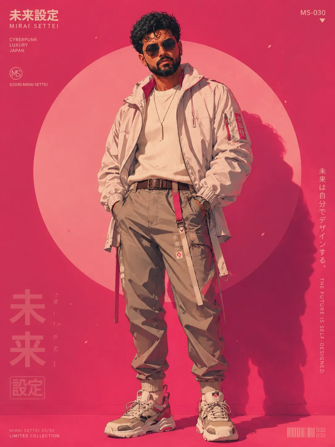 Luxury Cyberpunk Anime Streetwear Character Redesign | AI Prompt