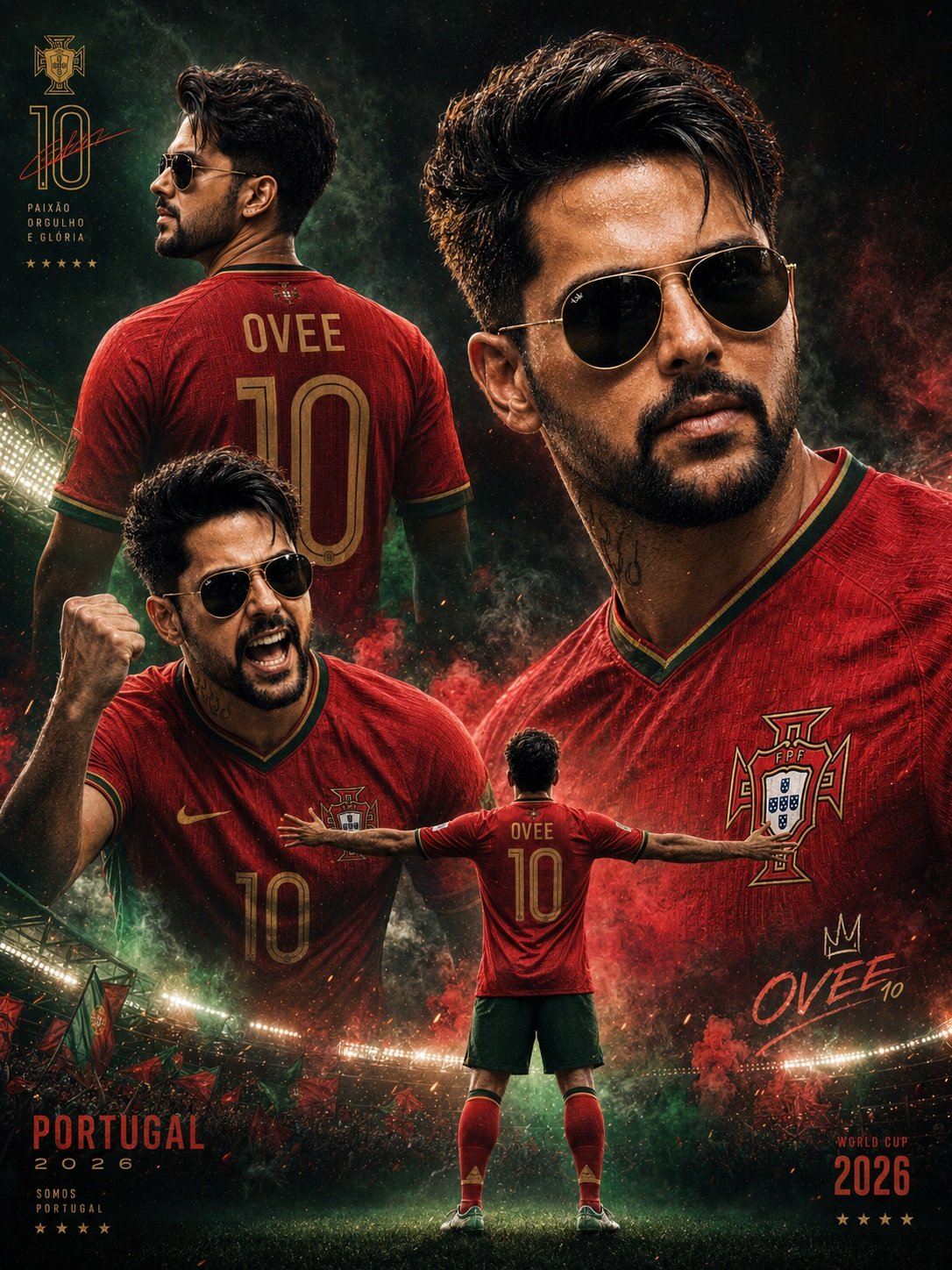 OVEE #10 Brazil 2026 World Cup Champion Poster | AI Prompt