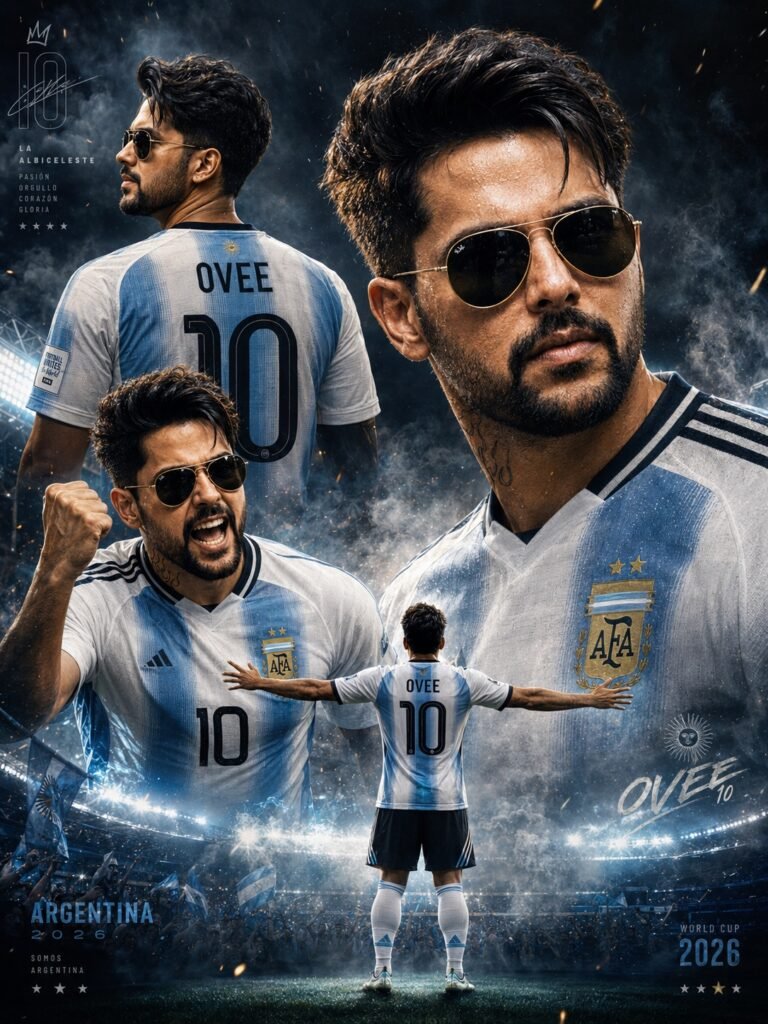 OVEE #10 Argentina 2026 World Cup Champion Poster | AI Prompt