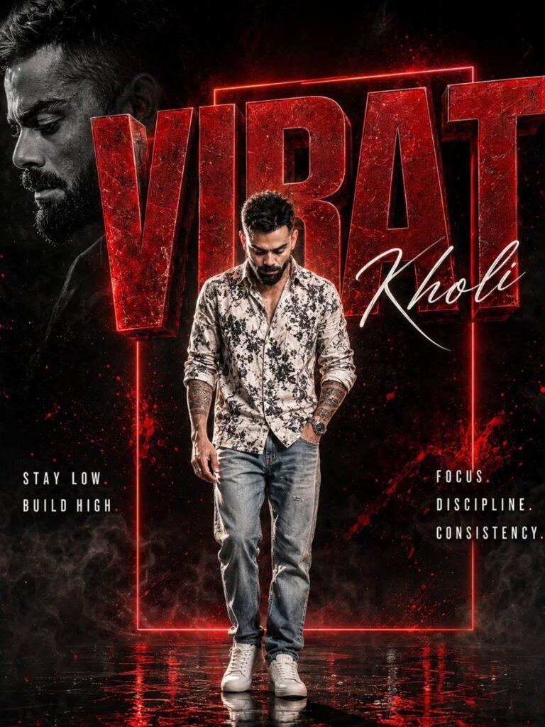 virat Celebrity Poster | Ultra Premium Cinematic Branding Design