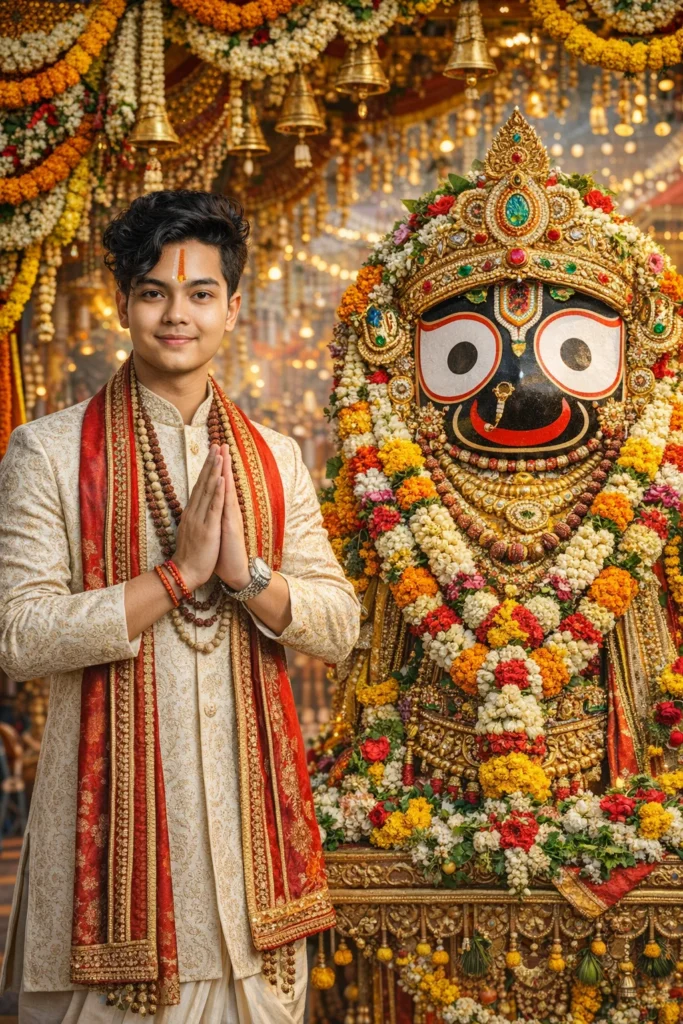 agannath Rath Yatra Portrait AI Prompt