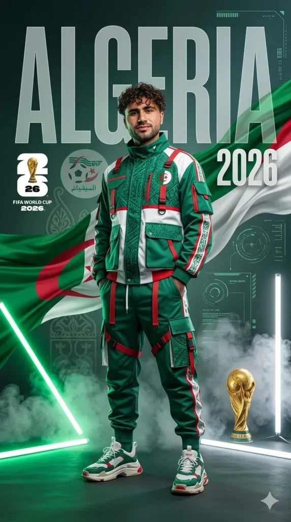 Algeria World Cup 2026 Poster AI Prompt