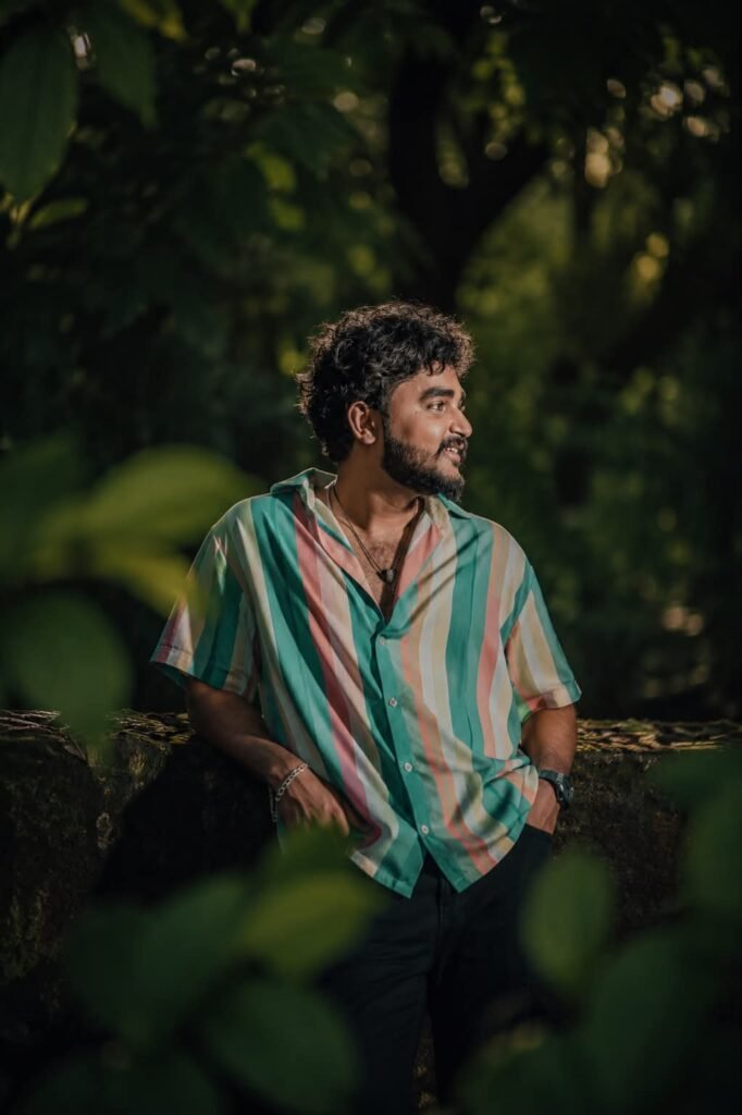 Cinematic Green Portrait AI Prompt
